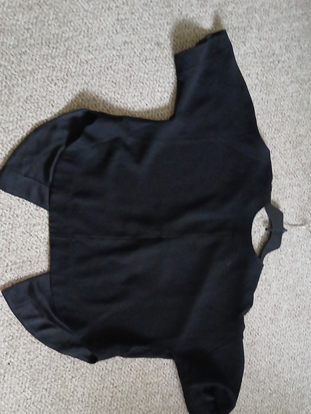 Banana Republic Black Short Sleeve Sweatshirt